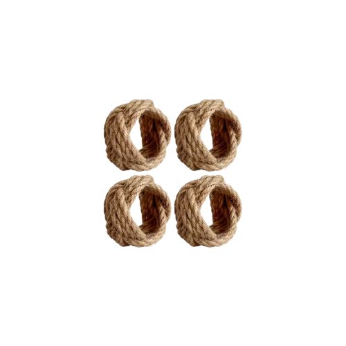 Rope Napkin Holder - Set/4