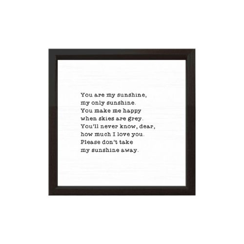 Wood Sign - You are my Sunshine
