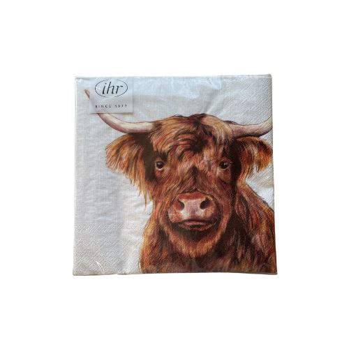 Lunch Napkin - Highland Cattle