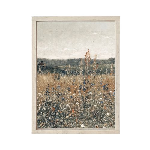13x19" Vintage Wildflower Painting