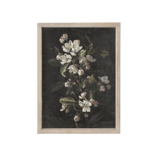 9x12" Dark Floral Painting