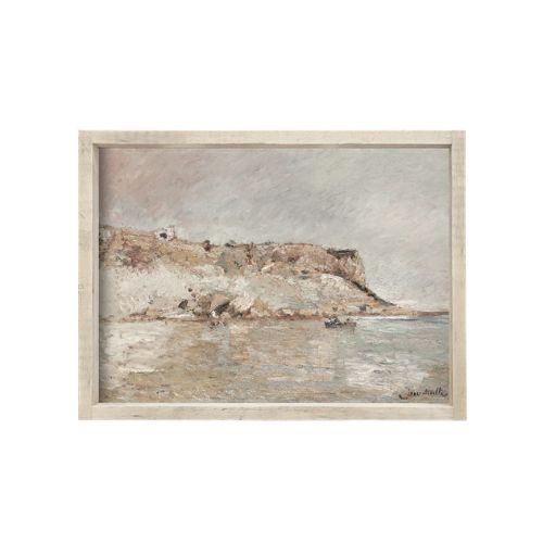 13x19" Vintage Costal Sea Painting