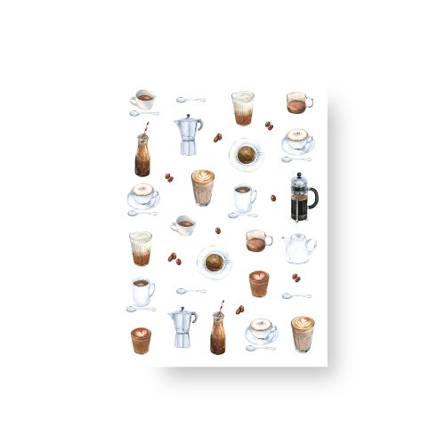 Tea Towel - Café