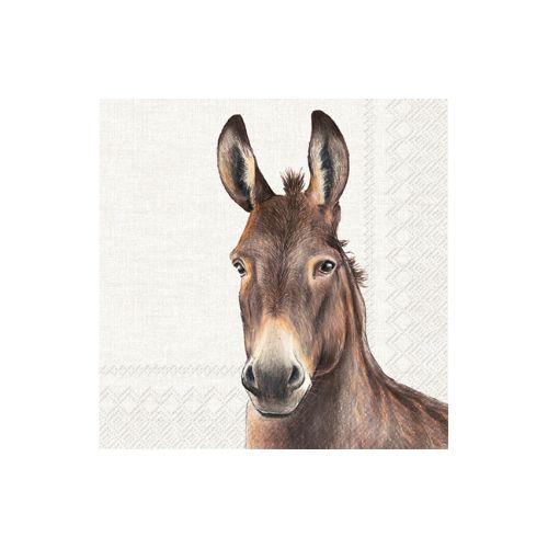 Lunch Napkin - Farm Donkey