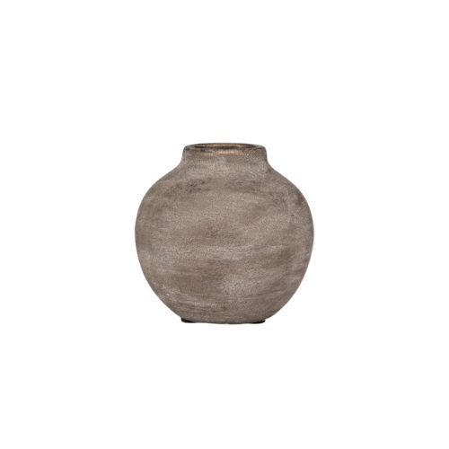 Coarse Texture Bud Vase - Bronze