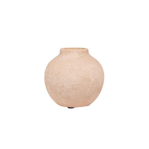 Coarse Texture Bud Vase - Beige