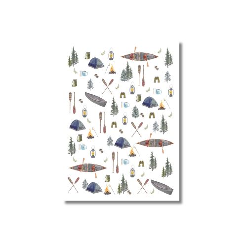 Tea Towel - Camping