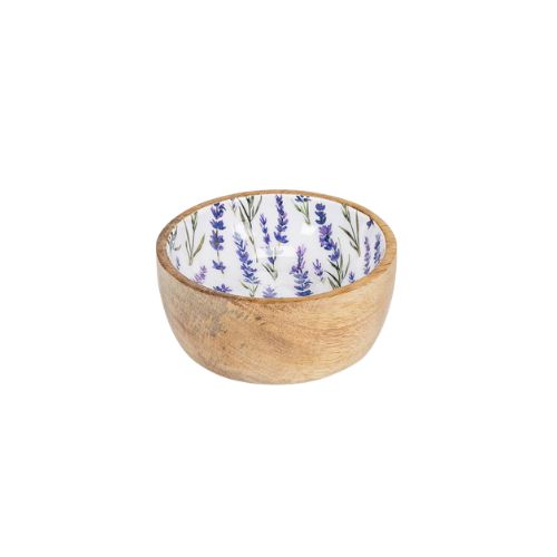 Small Wooden Bowl - Lavender