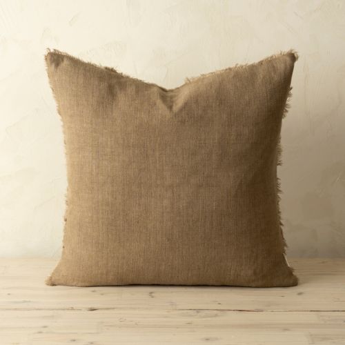 20X20 Lina Linen Pillow - Hazelnut