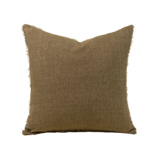 20X20 Lina Linen Pillow - Hazelnut