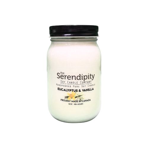 Scented Candle ~ Eucalyptus &amp; Vanilla