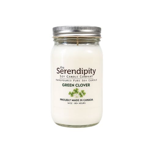 16oz Scented Candle ~ Green Clover