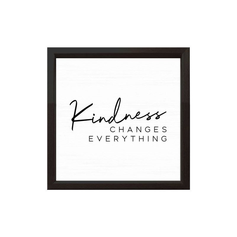 14x14 Wood Sign - Kindness Changes Everything