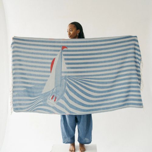 Sailboat Towel