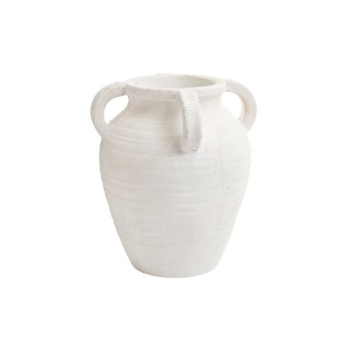 4 Handle Terracotta Vase