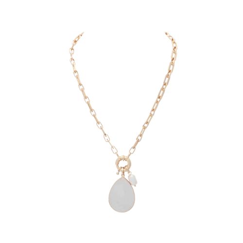 Shiny Gold Chain Necklace - 47cm