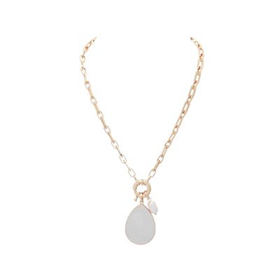 Shiny Gold Chain Necklace - 47cm