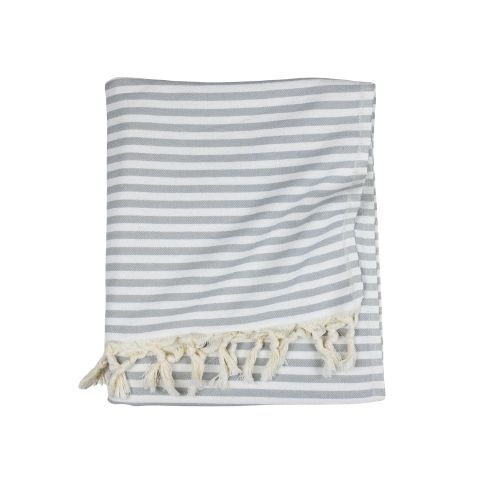 Striped Blanket - Grey
