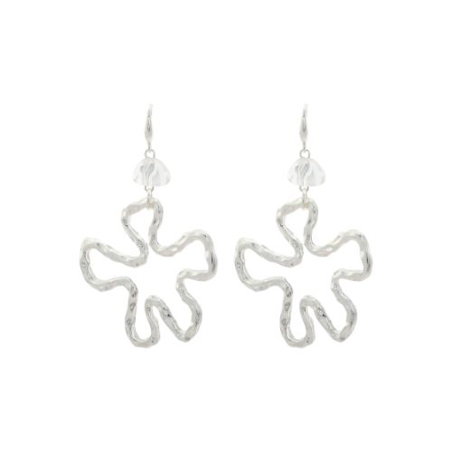 Sky Flower Earring - Silver
