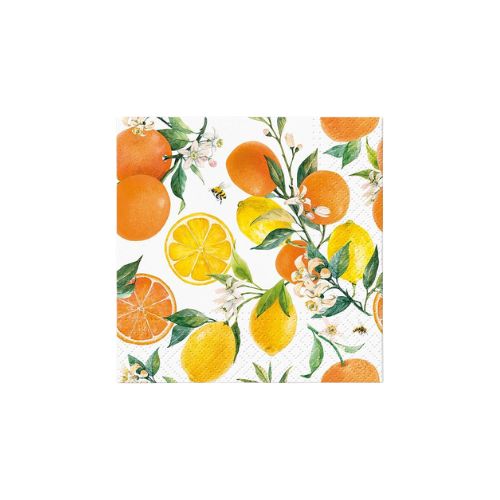 Cocktail Napkins - Citrus &amp; Bees