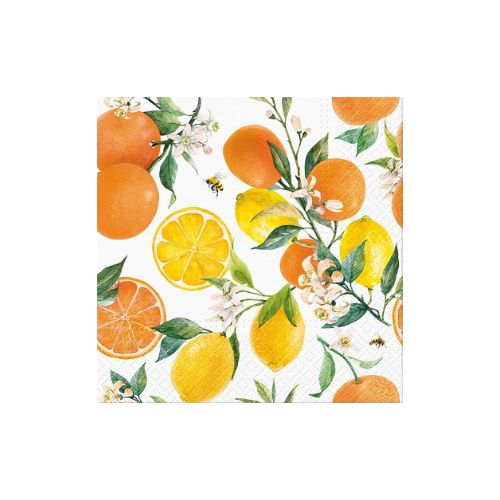 Lunch Napkins - Citrus &amp; Bees