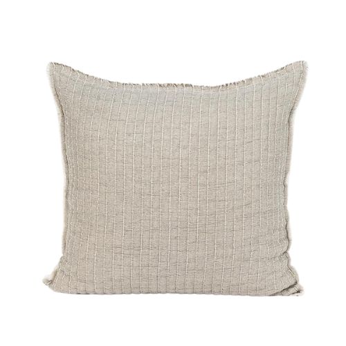 20X20 Overstitch Pillow - Grey