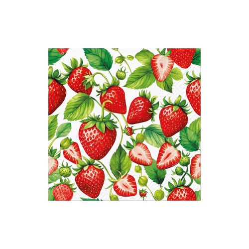 Lunch Napkins - Strawberries