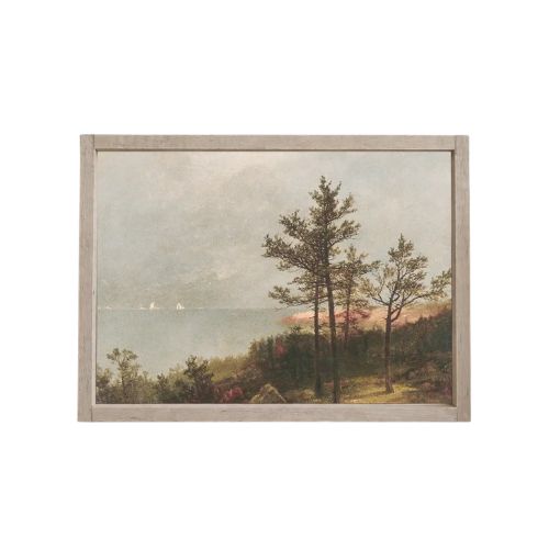 8.5x7" Coastal Pines Painting