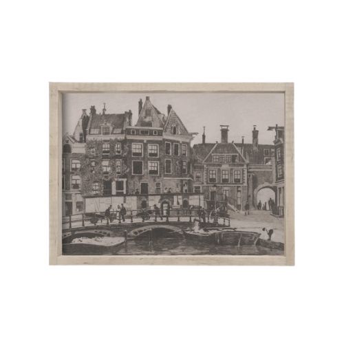 8.5x7" Vintage Amsterdam Painting
