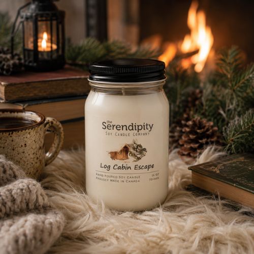 16oz Scented Candle ~ Log Cabin Escape