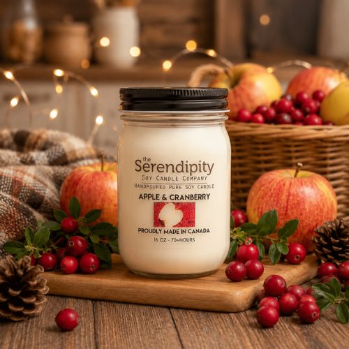 Scented Candle ~ Apple &amp; Cranberry