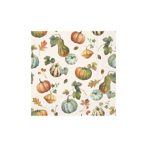 Cocktail Napkin - Gourds &amp; Pumpkins