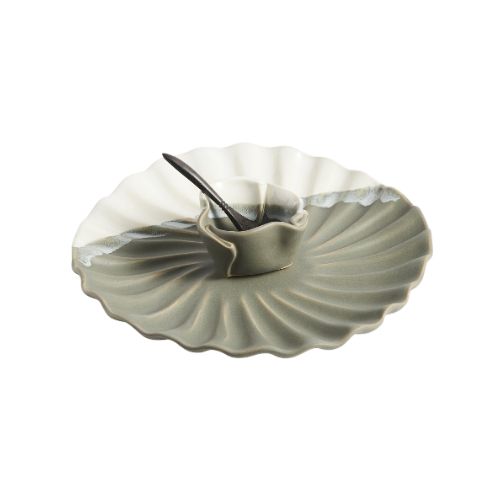 Wavy Set, Colour: Grey &amp; White