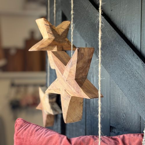 Hanging Wooden Star