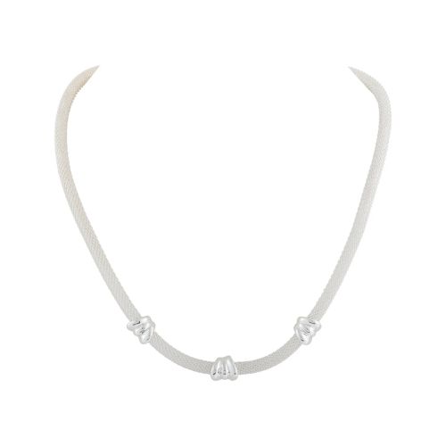 Silver Mesh Necklace