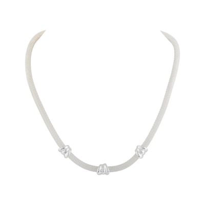 Silver Mesh Necklace