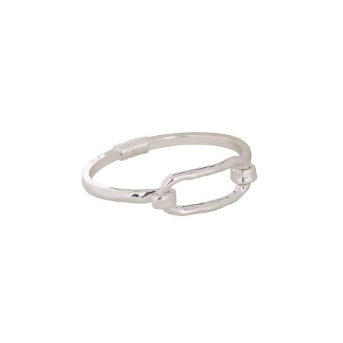 Silver Open Bangle