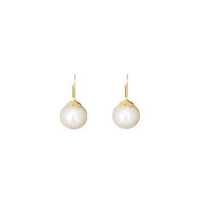 Pearl Earring - Gold