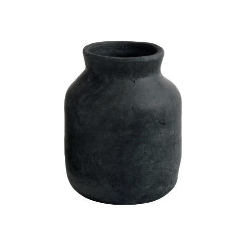 Black Terracotta Vase