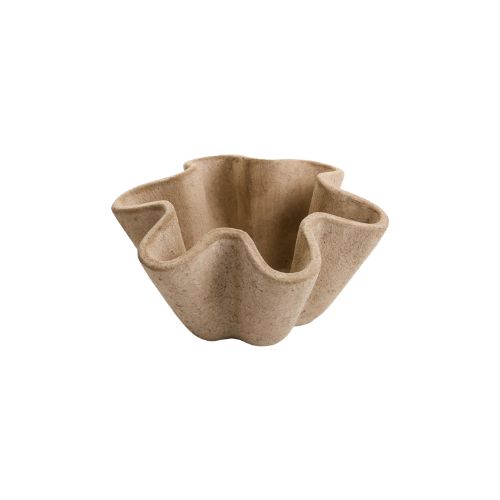 Ruffled Ceramic Planter