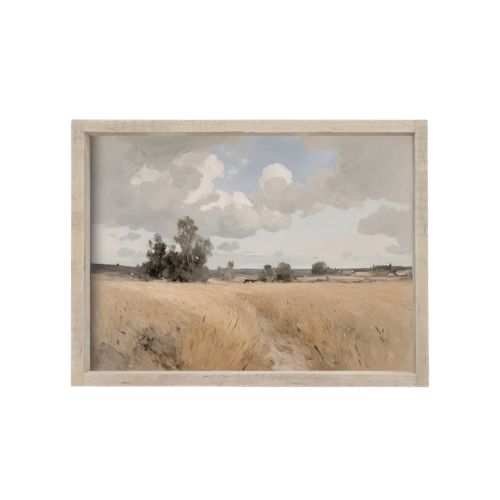 8.5x7" Wheat Field Painting