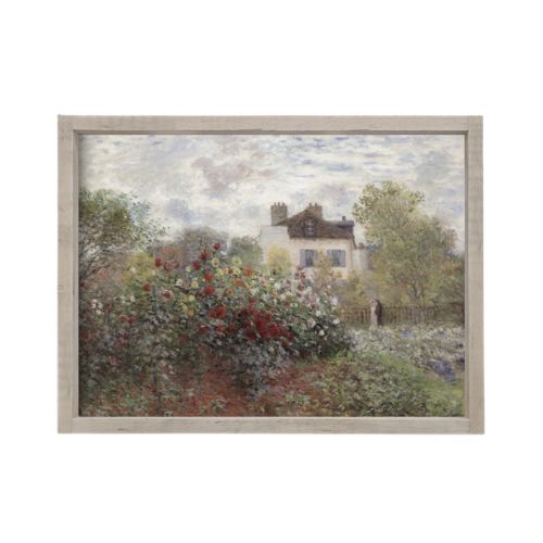 12x9" Vintage Garden Painting