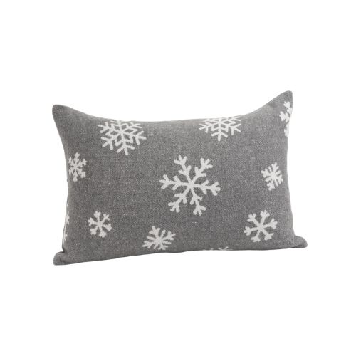 16X24 Snowflakes Cushion