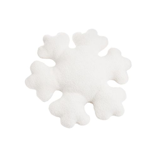 Snowflake Cushion - White