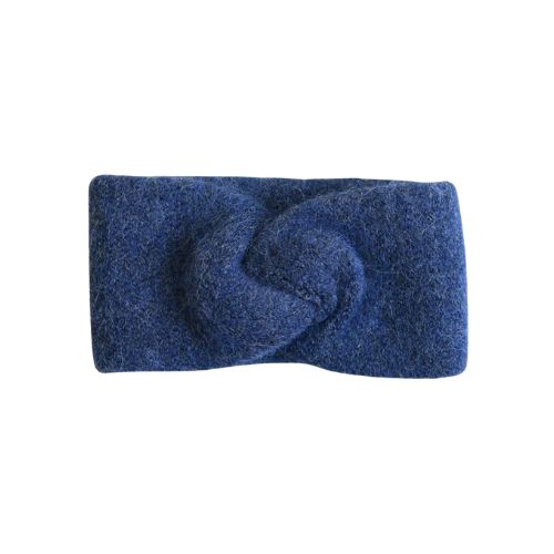 Twisted Alpaca Headband - Denim
