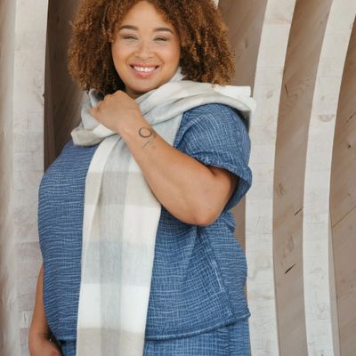 Seamless Scarf - Coastal Check