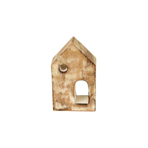 Carved House - Medium, Colour: Whitewash