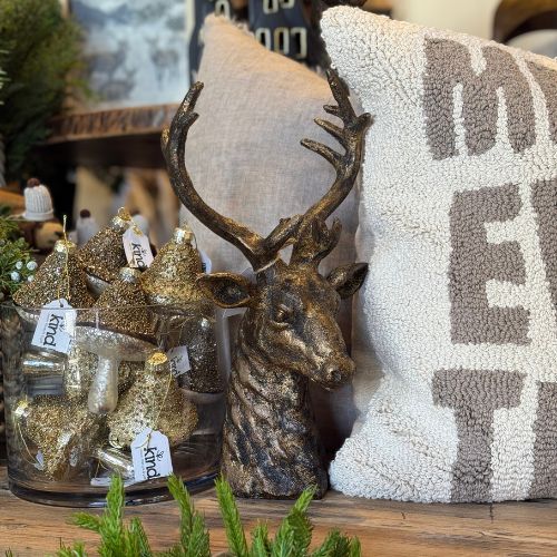 Gold Deer Bust