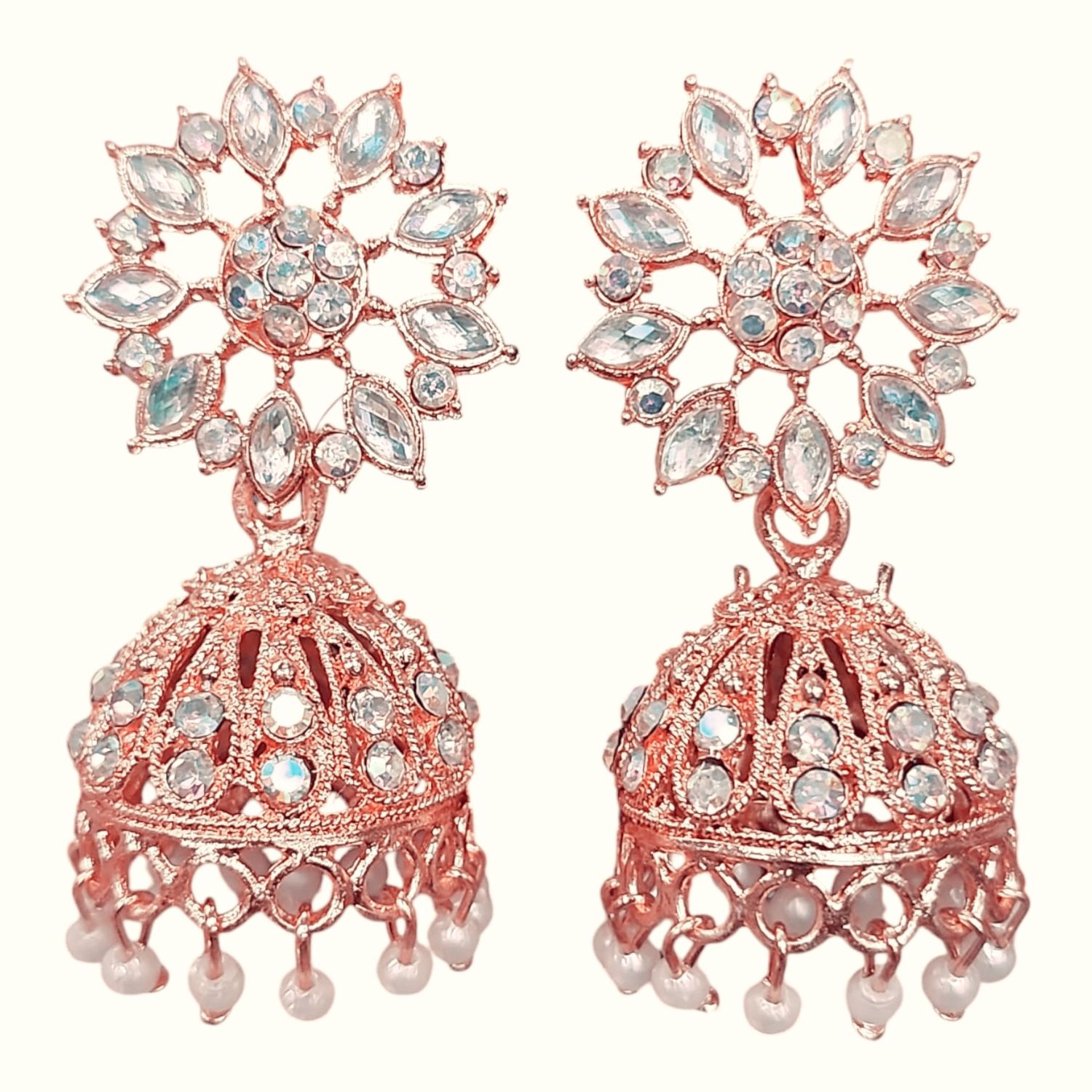 Earrings Crystal Rose
