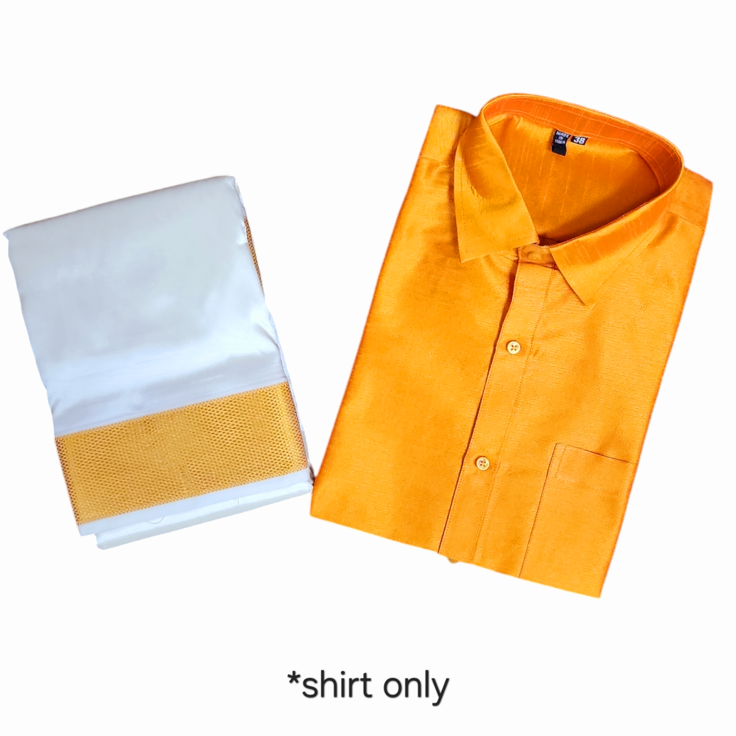 MEN HALF SLEEVE CTN- ORANGE
